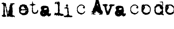 Metalic Avacodo.ttf