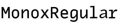 MonoxRegular.ttf