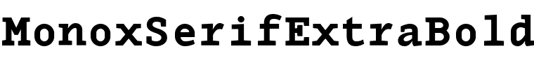 MonoxSerifExtraBold.ttf