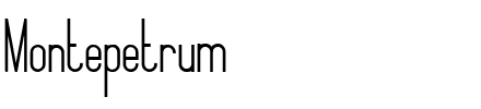 Montepetrum.ttf