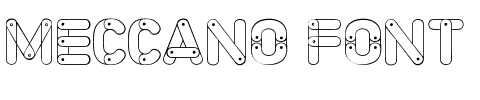 Meccano Font.ttf