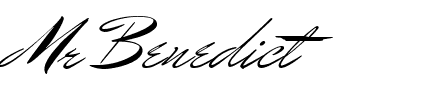 Mr Benedict.ttf
