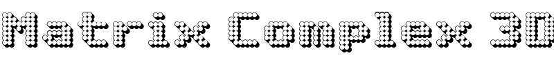 Matrix Complex 3D NC.ttf