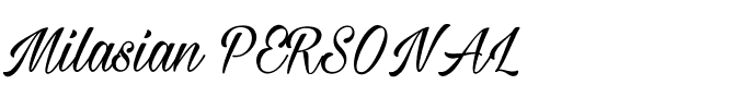 Milasian PERSONAL.ttf