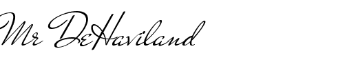 Mr DeHaviland.ttf