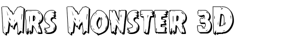 Mrs Monster 3D.ttf
