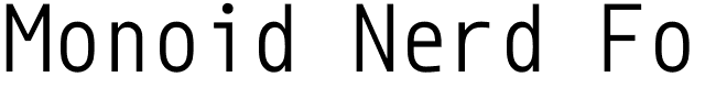 Monoid Nerd Font.ttf