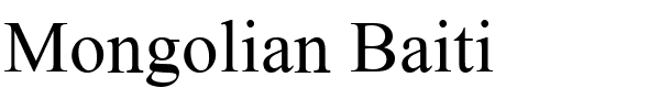 Mongolian Baiti.ttf