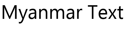 Myanmar Text.ttf