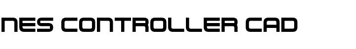 Nes Controller CAD.ttf