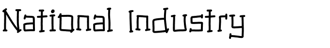 National Industry.ttf