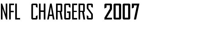 NFL Chargers 2007.ttf