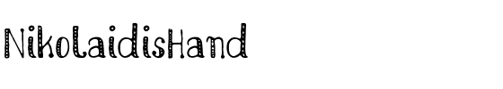 NikolaidisHand.ttf