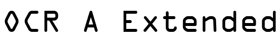 OCR A Extended.ttf