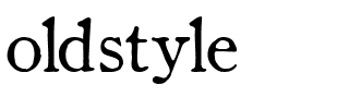 oldstyle.ttf