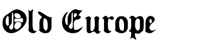 Old Europe.ttf