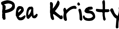 Pea Kristy.ttf