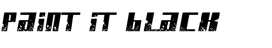 Paint it black.ttf