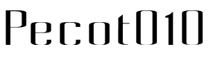 Pecot010.ttf