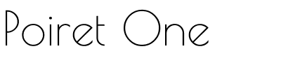 Poiret One.ttf