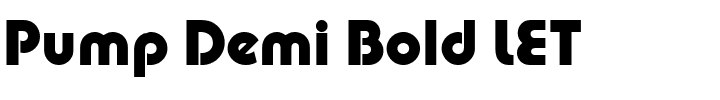 Pump Demi Bold LET.ttf