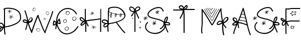 PWChristmasfont.ttf