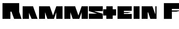 Rammstein Fonts