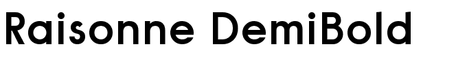 Raisonne DemiBold.ttf