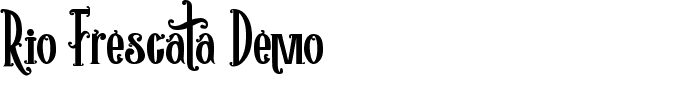 Rio Frescata Demo.ttf