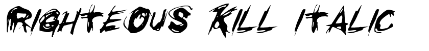 Righteous Kill Italic.ttf