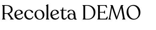 Recoleta DEMO.ttf