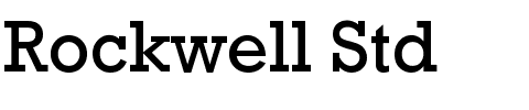 Rockwell Std.ttf
