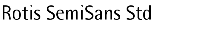 Rotis SemiSans Std.ttf