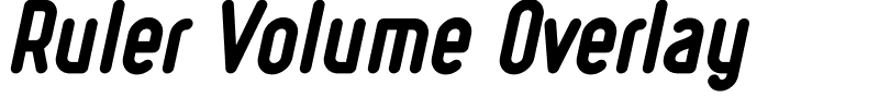 Ruler Volume Overlay.ttf