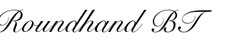 Roundhand BT.ttf