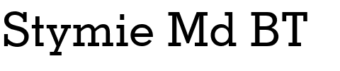 Stymie Md BT.ttf
