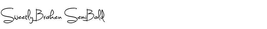 Sweetly Broken SemiBold.ttf