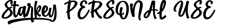 Starkey PERSONAL USE.ttf