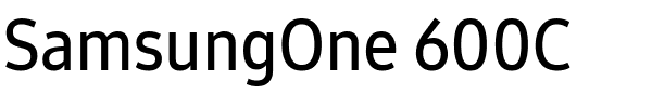 SamsungOne 600C.ttf