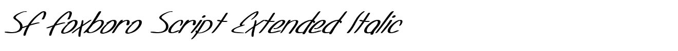 SF Foxboro Script Extended Italic.ttf