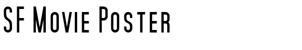SF Movie Poster.ttf