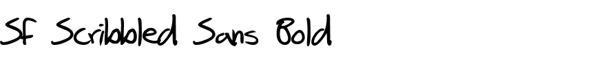 SF Scribbled Sans Bold.ttf