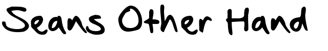 Seans Other Hand.ttf