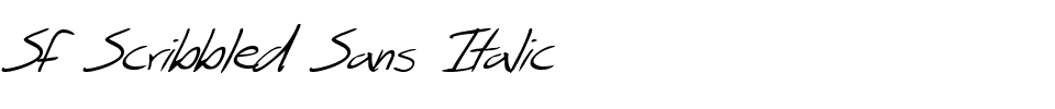 SF Scribbled Sans Italic.ttf