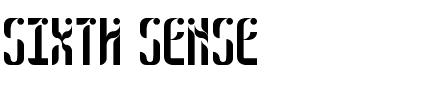 Sixth Sense.ttf