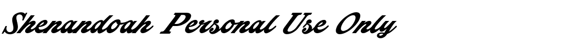 Shenandoah Personal Use Only.ttf