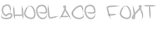 Shoelace Font.ttf