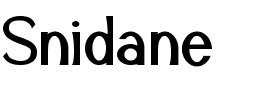 Snidane.ttf