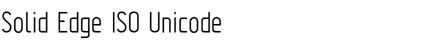 Solid Edge ISO Unicode.ttf