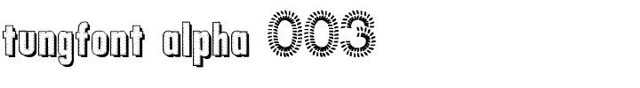 tungfont alpha 003.ttf